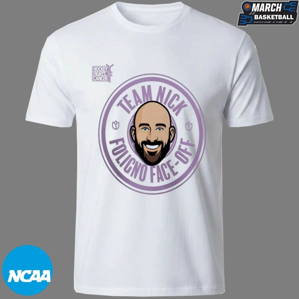 Nick Foligno Foligno Face-Off  Hockey Fights Cancer T-Shirts