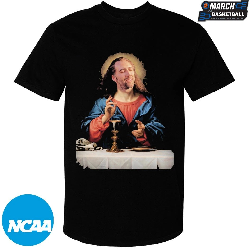 Nicolas Cage X Jesus T-shirts