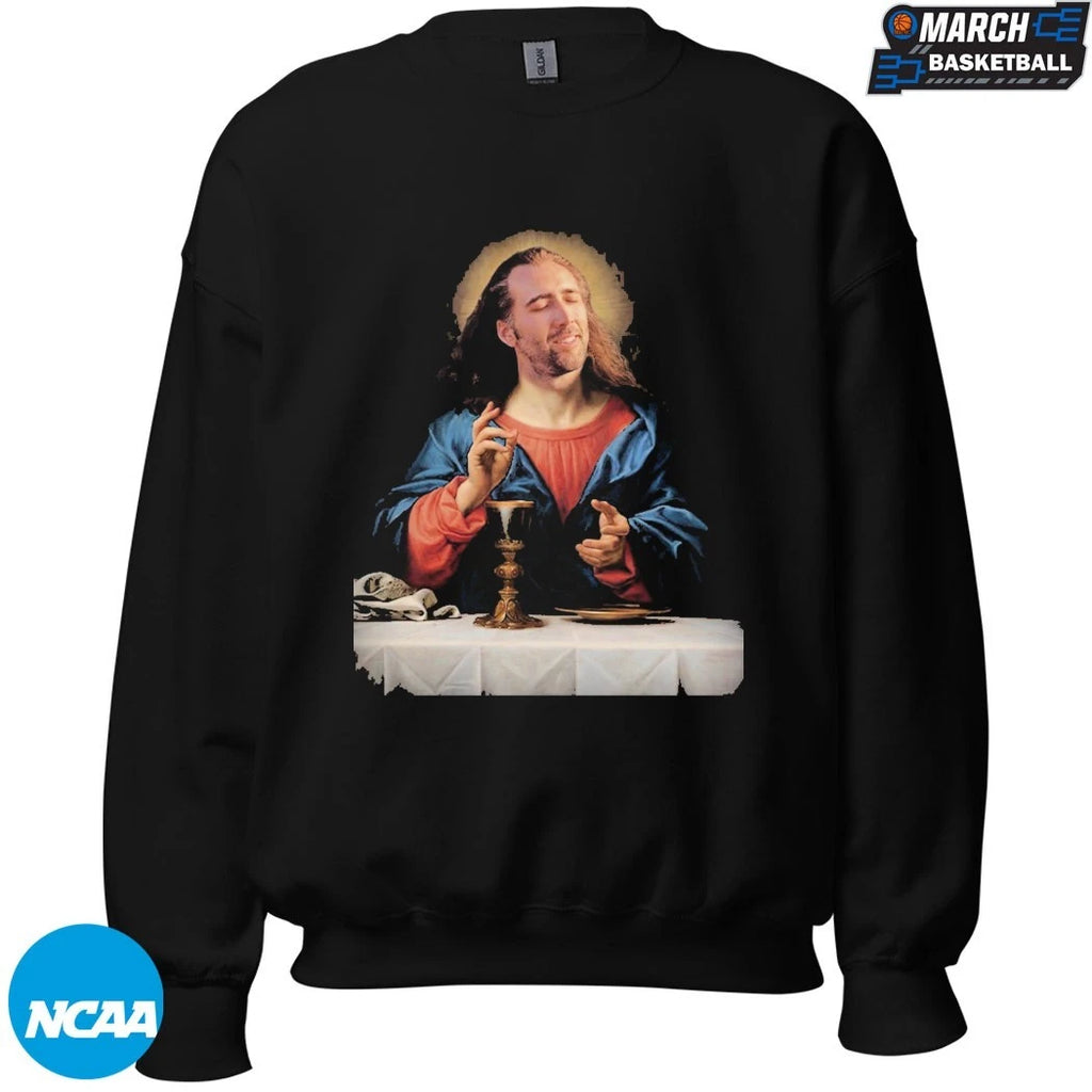 Nicolas Cage X Jesus T-shirts