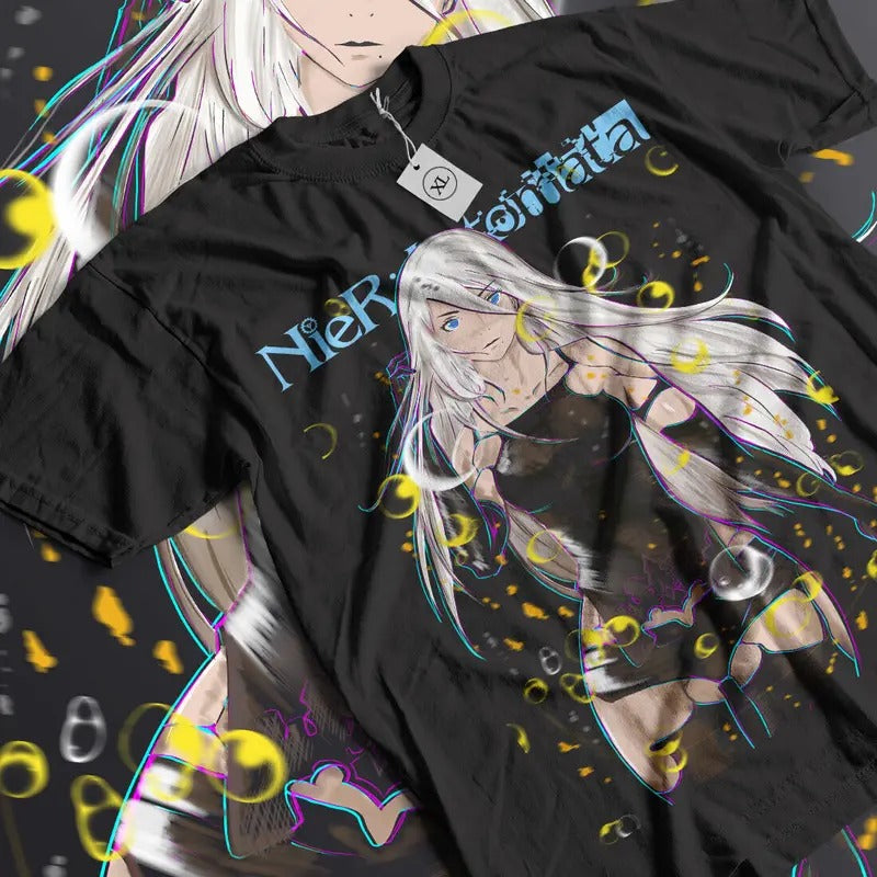 Nier Automata T-Shirt S-4XL YoRHa 2A Anime Waifu Girl,Cyber Punk T-Shirt S-4XL Tshirt S-4XL Hoodie, Sweatshirt