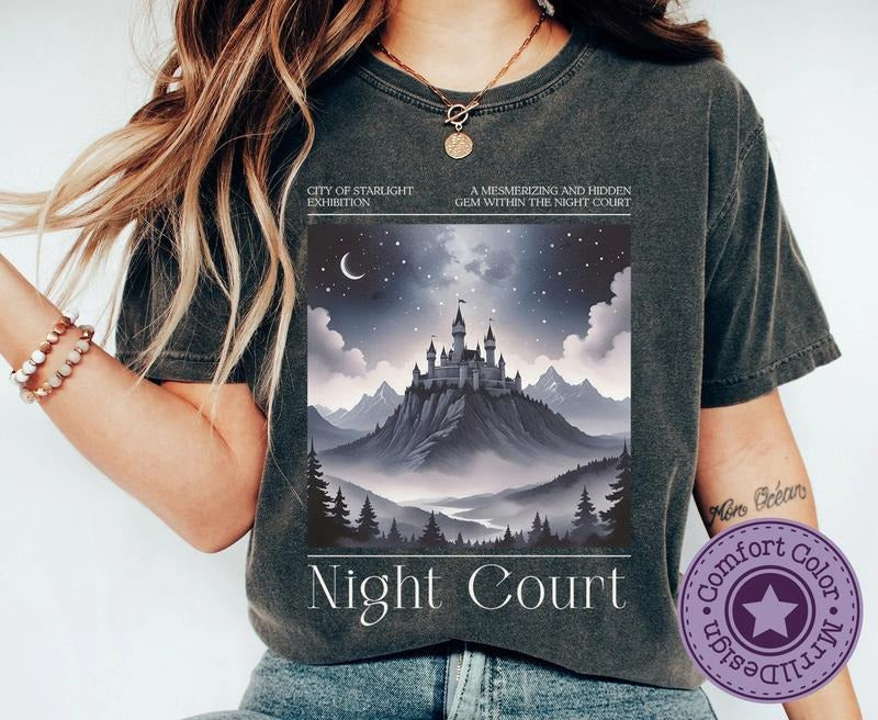 Night Court Shirt, SJM Universe Sweatshirt, ACOTAR Velaris Shirt, Feyre Archeron Tee, Bookish Reader Merch, MrrllDesign....
