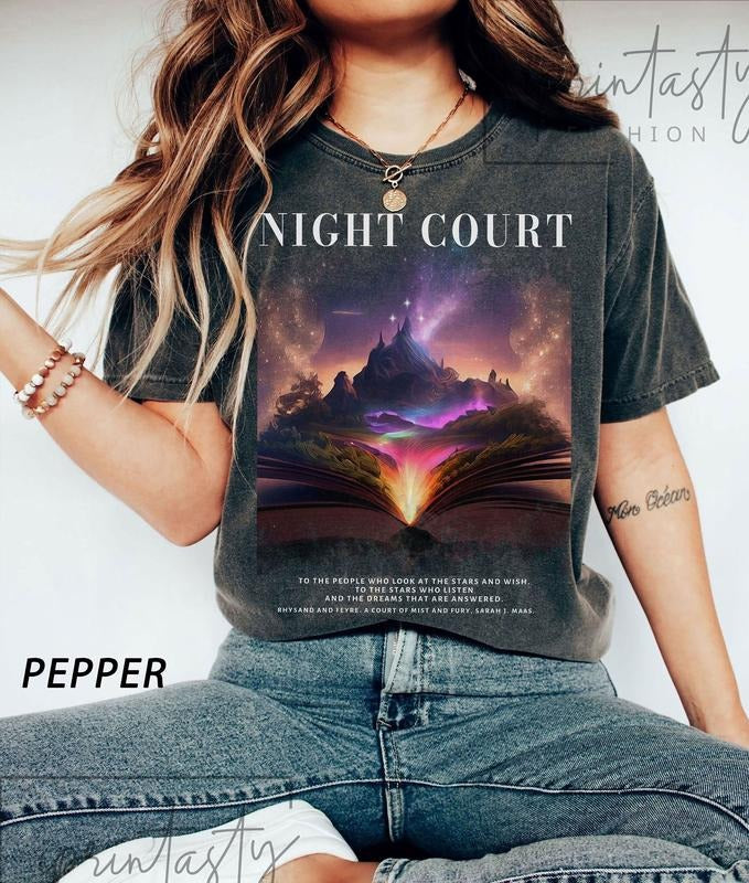 Night Court t-shirt, To the stars who listen shirt, A court of Thorns and ROSES, A court of Thorns and ROSES Hoodie,...