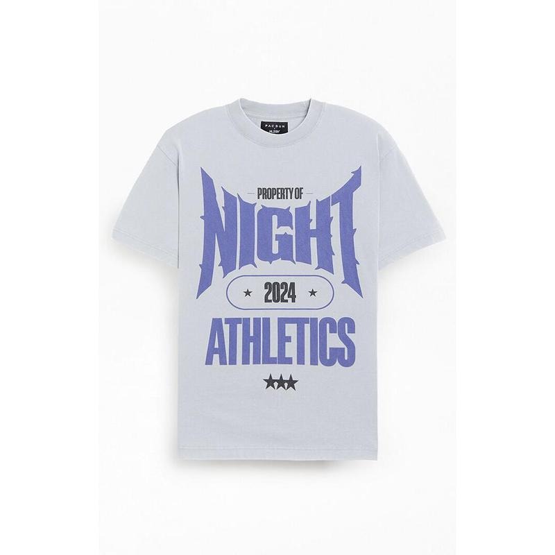 Nightlab Men's Heather Grey Gym T-Shirt - Multicolor Hoodie, Sweatshirt | HypeCrazeTee.com