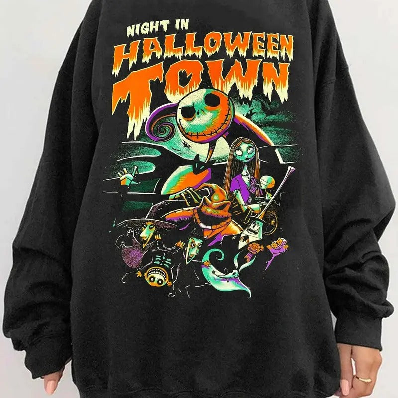 Nightmare Before Characters Comfort Colors Shirt Night Halloween Town Jack Skellington Oogie Boogie Bash Halloween Shirt Funny Halloween Goose Shirt Spooky Season Shirt Halloween T-Shirts, Hoodie, Sweatshirt
