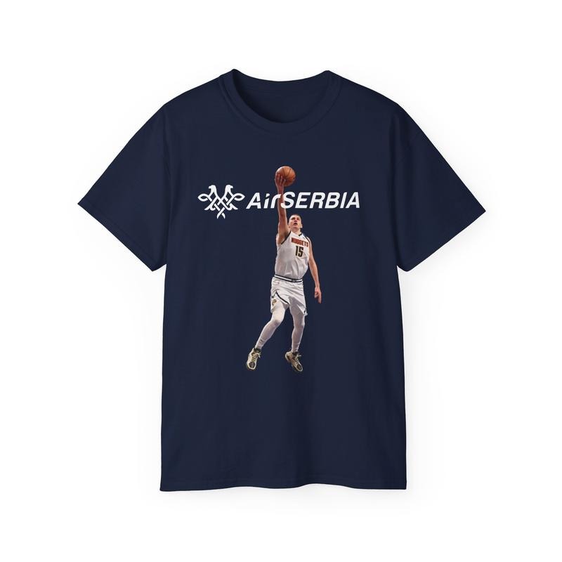 Nikola Jokic Air Serbia T-Shirt, Denver T-Shirt, Gift For Fan Hoodie, Sweatshirt | HypeCrazeTee.com