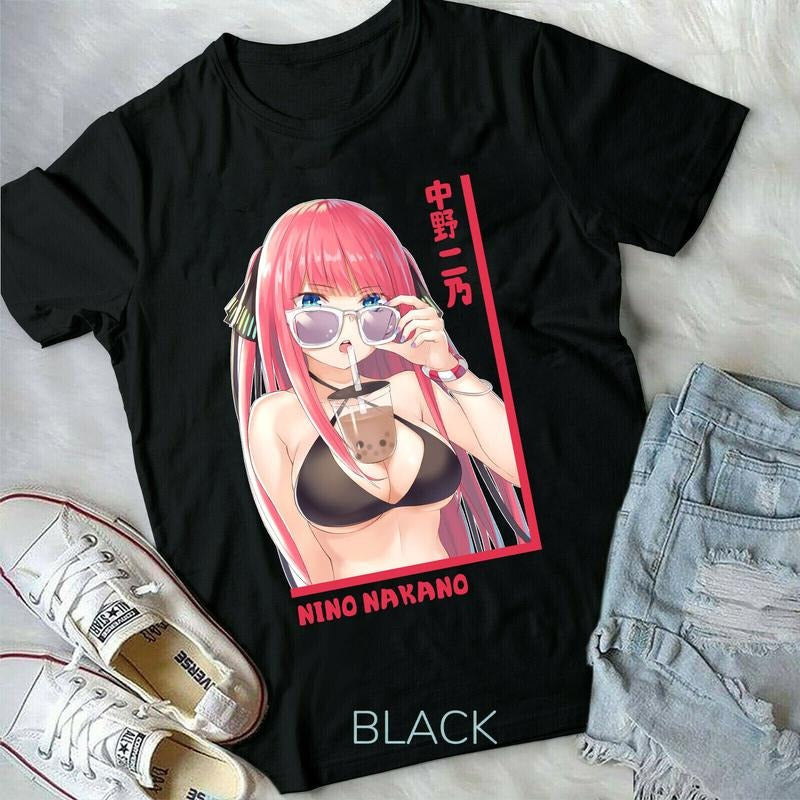 Nino Nakano, 5-toubun no Hanayome,new Anime Waifu new Unisex T-Shirt S-4XL Hoodie, Sweatshirt | HypeCrazeTee.com