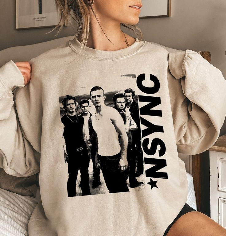 Nnyc90s Boy Band  Unisex Sweatshirt - Nsync, Backstreet Boys, and More - Fans Merch, Gift for Fans T-Shirts, Hoodie