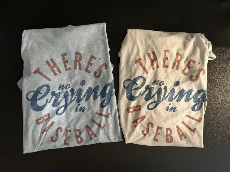 No Crying In Baseball Vintage T Shirt Hoodie, Sweatshirt | HypeCrazeTee.com