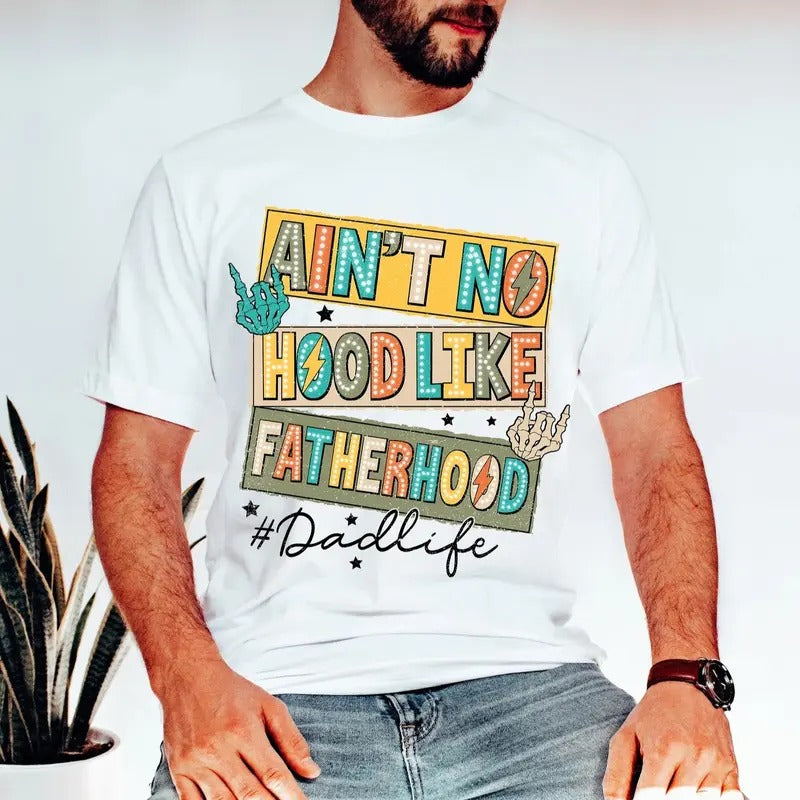 No Hood Like Fatherhood DTF Transfers - THIS IS NOT A SHIRT Hoodie, Sweatshirt | HypeCrazeTee.com