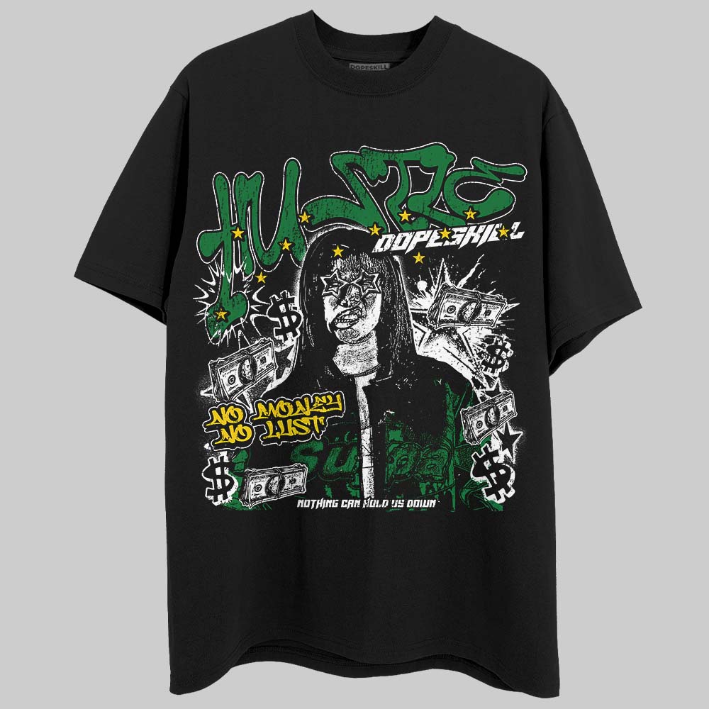 Green Collection DopeSkill T-Shirt No Money No Lust Graphic
