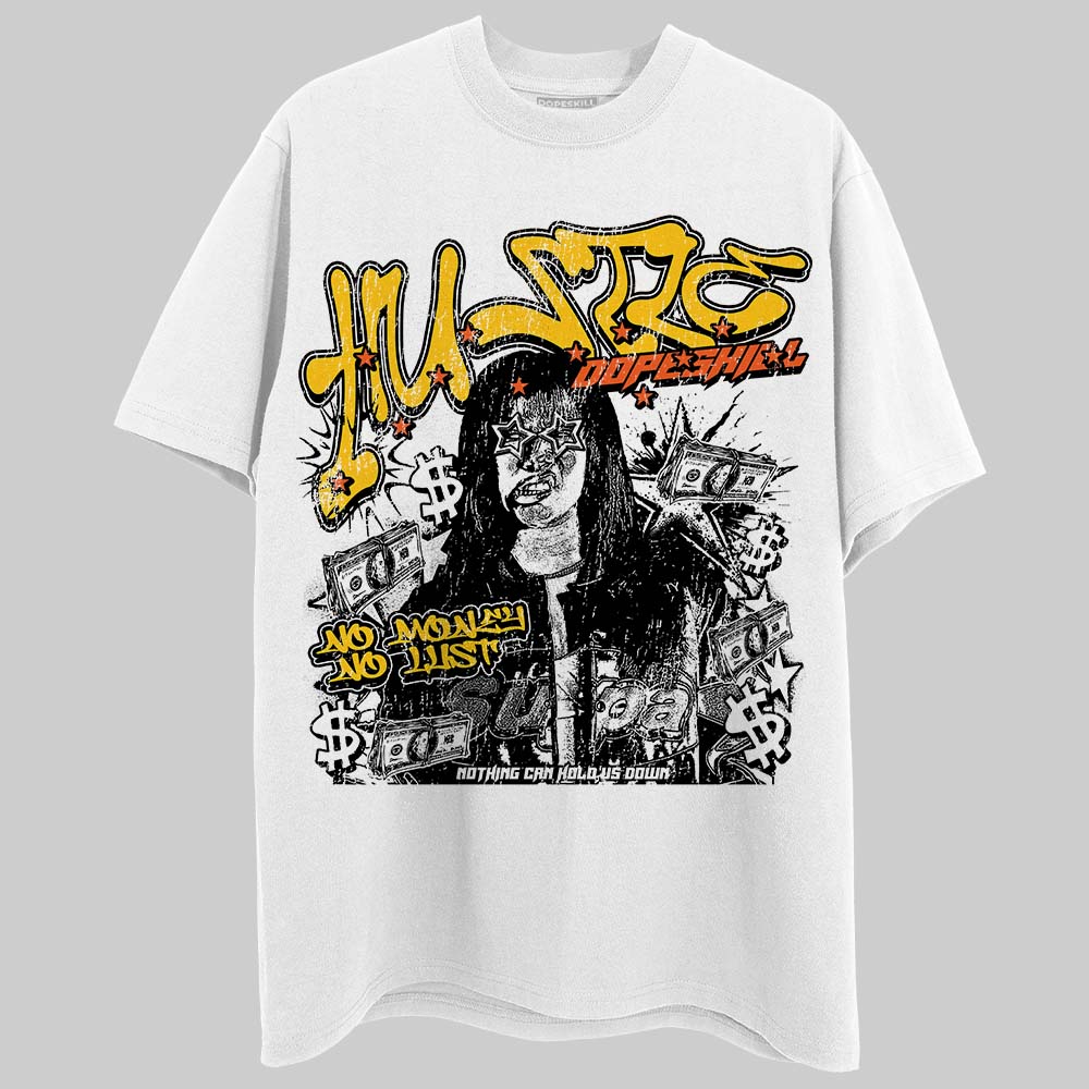 Yellow Collection DopeSkill T-Shirt No Money No Lust Graphic