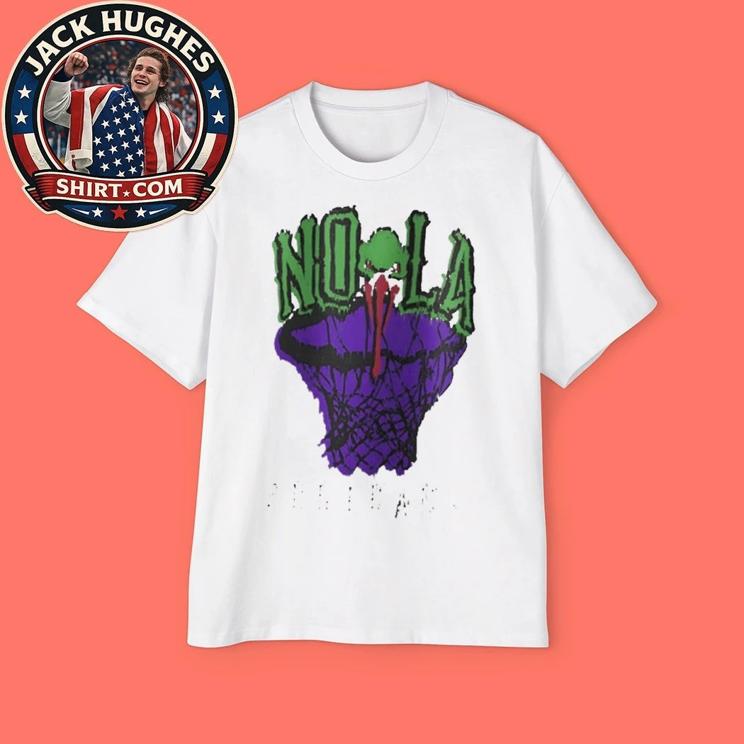 Nola Pelicans Joker Basketball Hoop Design Father Day Gift Shirt