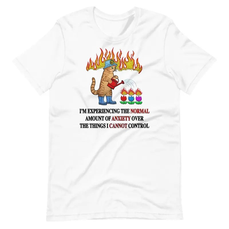 Normal Anxiety Unisex T-shirt (Not Embroidered) Hoodie, Sweatshirt | HypeCrazeTee.com