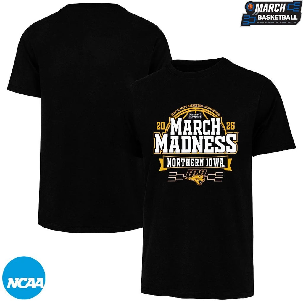 Northern Iowa Panthers 2026 NCAA Men’s Basketball March Madness Bound T-Shirts