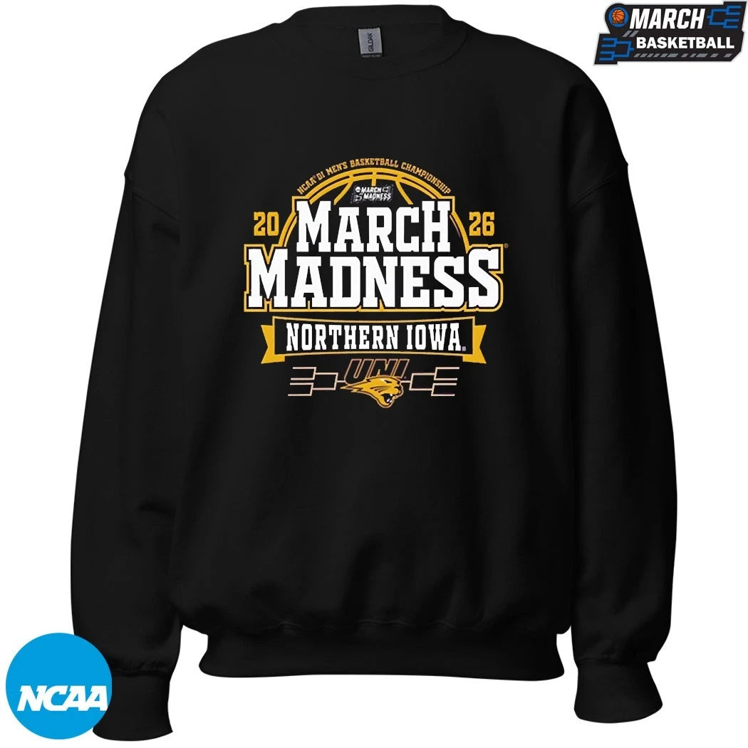 Northern Iowa Panthers 2026 NCAA Men’s Basketball March Madness Bound T-Shirts
