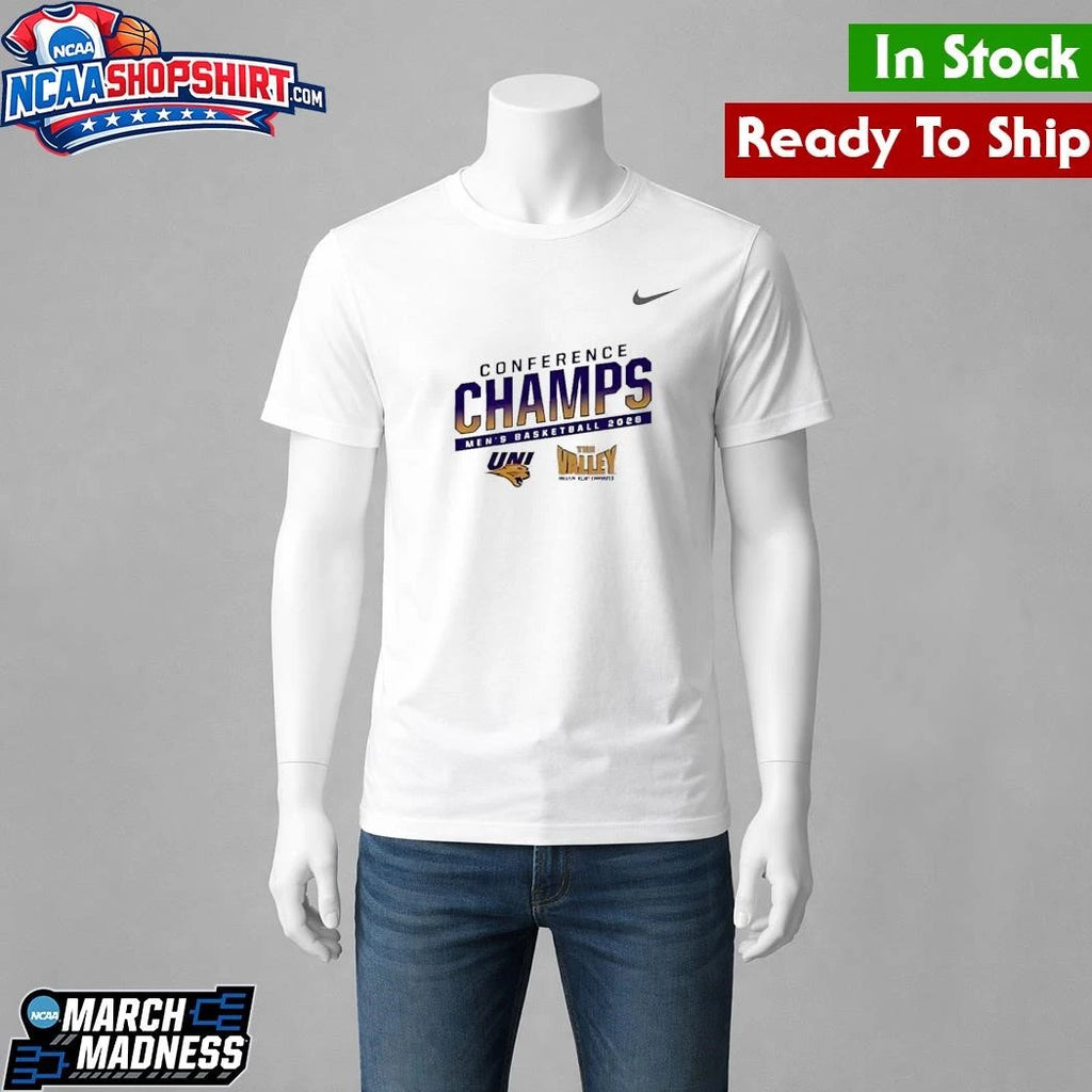 Northern Iowa Panthers Conference Champs Men’s Basketball 2026 Shirt