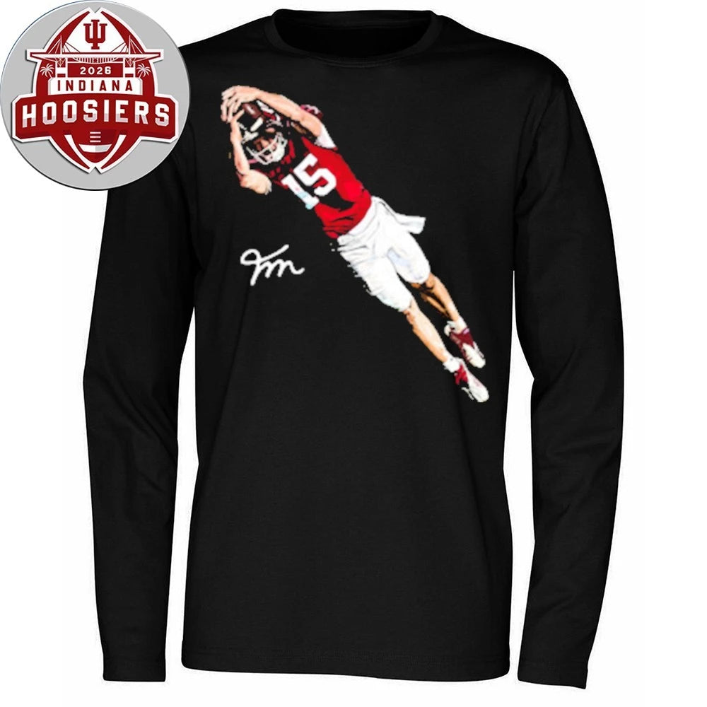 Number 15 Fernando Mendoza Super CATCH Signature 2026 Tee Shirt