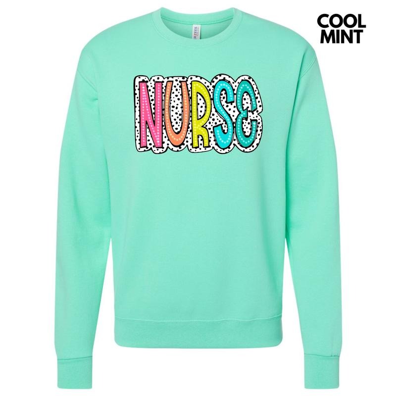 Nurse Neon Spotted Sweatshirt T-Shirts, Hoodie | HypeCrazeTee.com