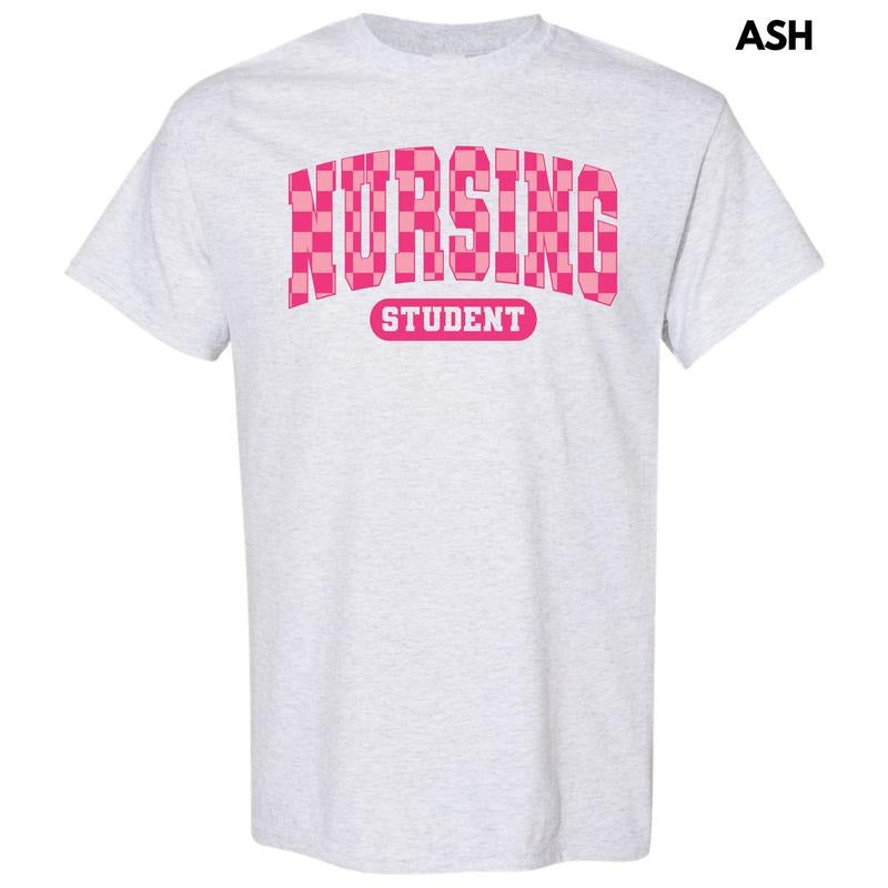Nursing Student Checker Gildan Short Sleeve T-Shirt 'NLB' Hoodie, Sweatshirt | HypeCrazeTee.com