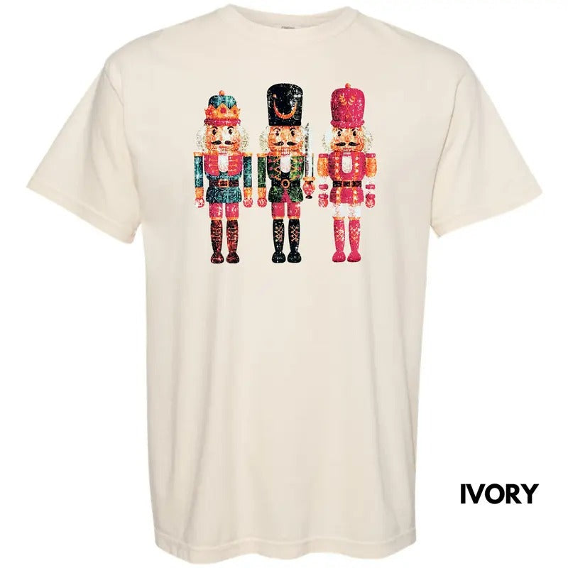Nutcracker FAKE Sequins Comfort Colors T-Shirt Hoodie, Sweatshirt | HypeCrazeTee.com