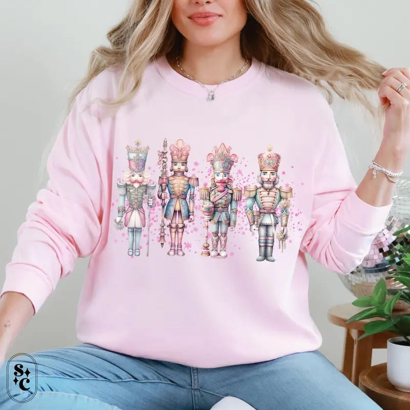 Nutcracker Tree Shirt, Nutcracker Christmas Holiday Shirt, Ballet Rocking Horse Sugar Plum Fairy Russian Shirt
