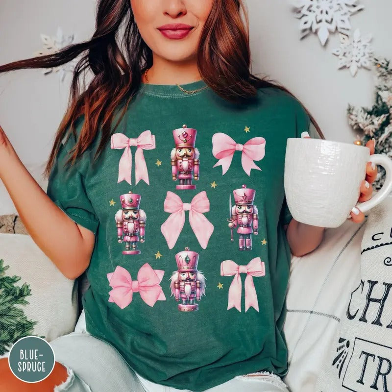 Nutcracker Tree Shirt, Nutcracker Christmas Holiday Shirt, Ballet Rocking Horse Sugar Plum Fairy Russian Shirt Hoodie,...