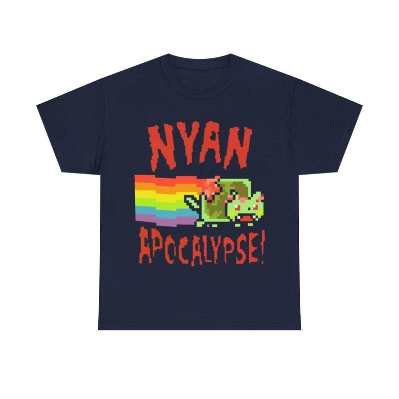 Nyan Cat Apocalypse shirt, Casual, Unisex Shirt Hoodie, Sweatshirt | HypeCrazeTee.com