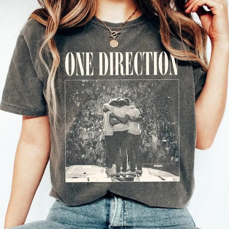 O.Ne Dir.Ection Rock Band Shirt O.Ne Dir.Ection Album Country Music Shirt Fan Shirt 100% Cotton Crew Neck Slight Stretch Breathable & Resistant Short Sleeve Outdoor & Daily T-Shirts, Hoodie, Sweatshirt