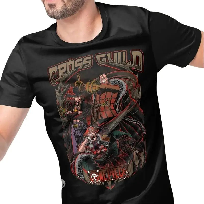 OP Mihawk Buggy Crocodie Anime Shirt, King Pirate Shirt Unisex T-Shirt Sweatshirt, Hoodie, Comfort Colors | HypeCrazeTee.com