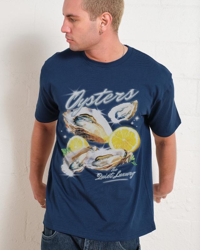 OYSTERS Tee, THE QUIET LUXURY T-Shirt, Cotton Menswear, S to 3XL Hoodie, Sweatshirt | HypeCrazeTee.com