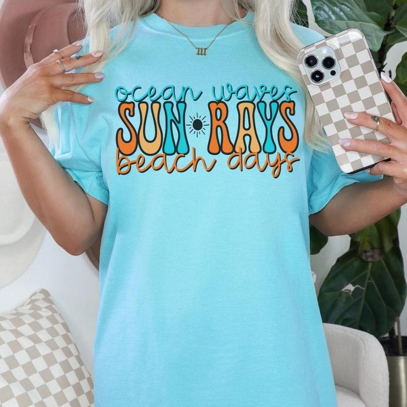 Ocean Waves DTF Transfers - THIS IS NOT A SHIRT Hoodie, Sweatshirt | HypeCrazeTee.com