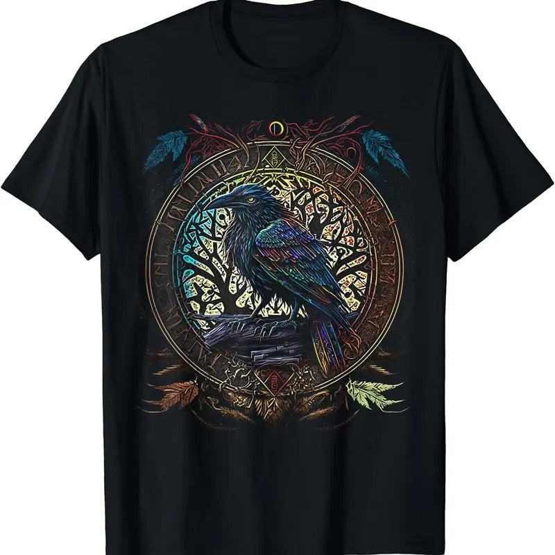 Odin's Raven Northman Valhalla Norse Mythology T-Shirt Hoodie, Sweatshirt | HypeCrazeTee.com