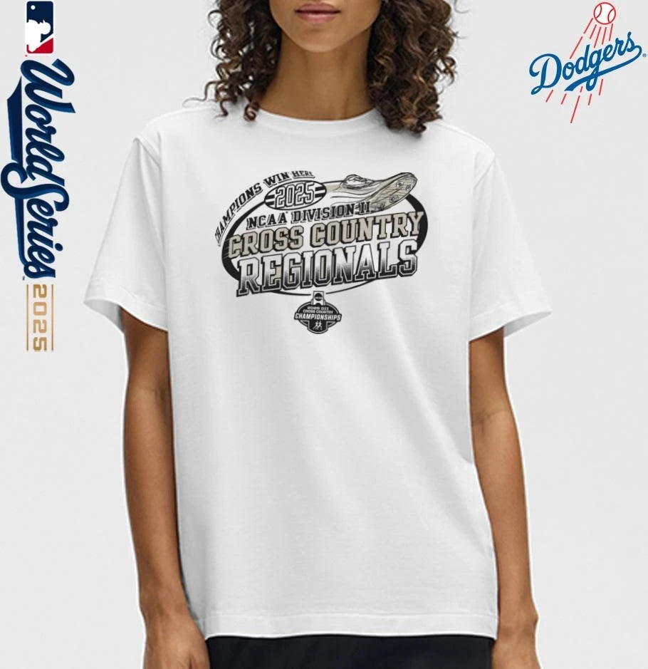 Official 2025 NCAA Division II Cross Country Regionals Champions Win Here T-Shirt