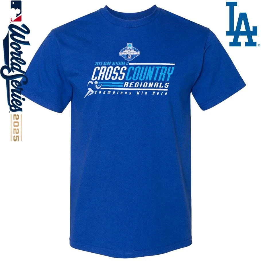 Official 2025 NCAA Division II Cross Country Regionals Championships T-Shirt