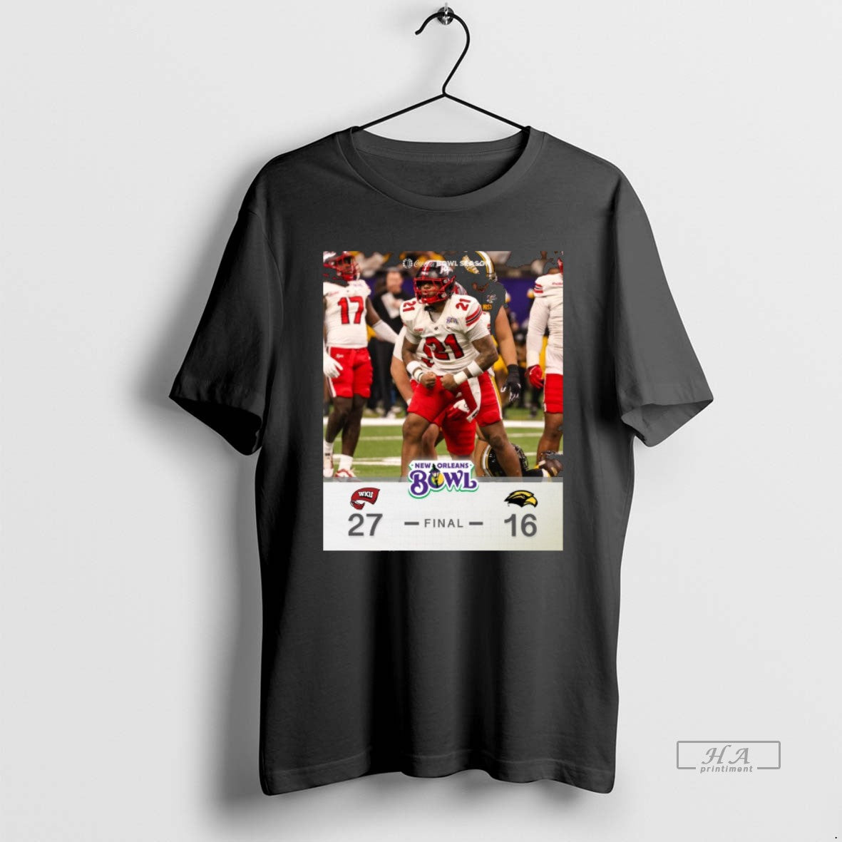 Official 2025 New Orleans Bowl Western Kentucky Hilltoppers 27 26 Louisiana Ragin Cajuns T-Shirts, Hoodie, Sweatshirt