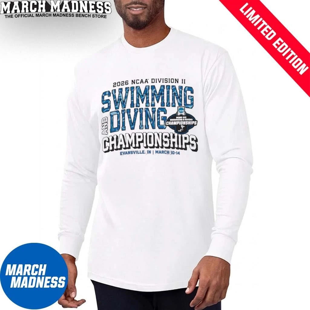 Official 2026 NCAA DII Swimming &amp; Diving Championships Final March 10-14 Shirt