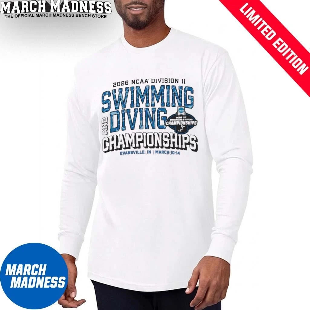 Official 2026 NCAA DII Swimming &amp; Diving Championships Final March 10-14 Shirt