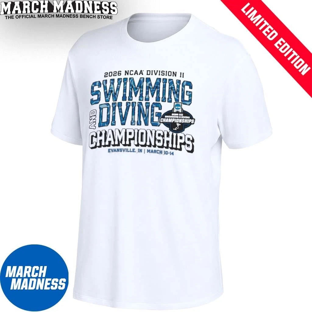 Official 2026 NCAA DII Swimming &amp; Diving Championships Final March 10-14 Shirt