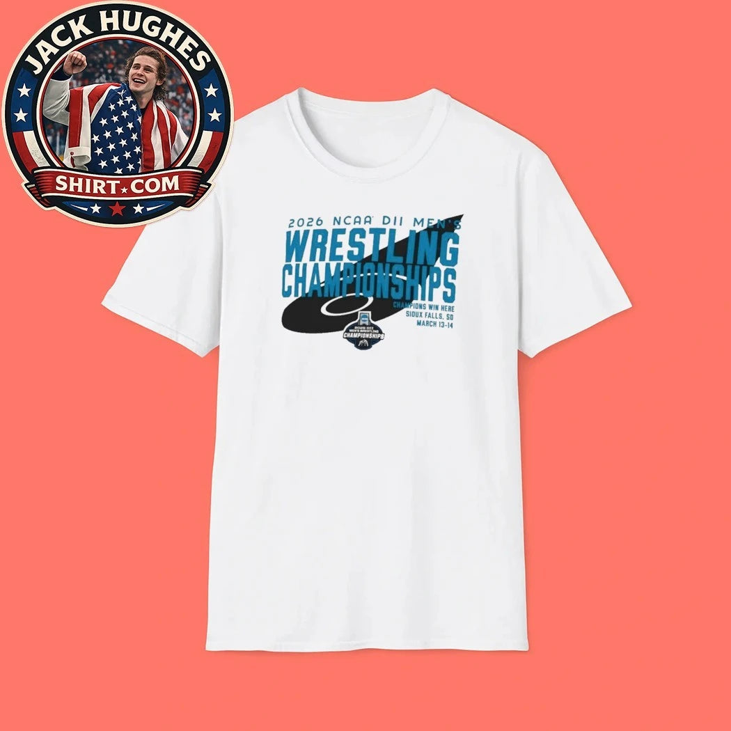 Official 2026 Ncaa Dii Mens Wrestling Championships Sioux Falls Sd Shirt