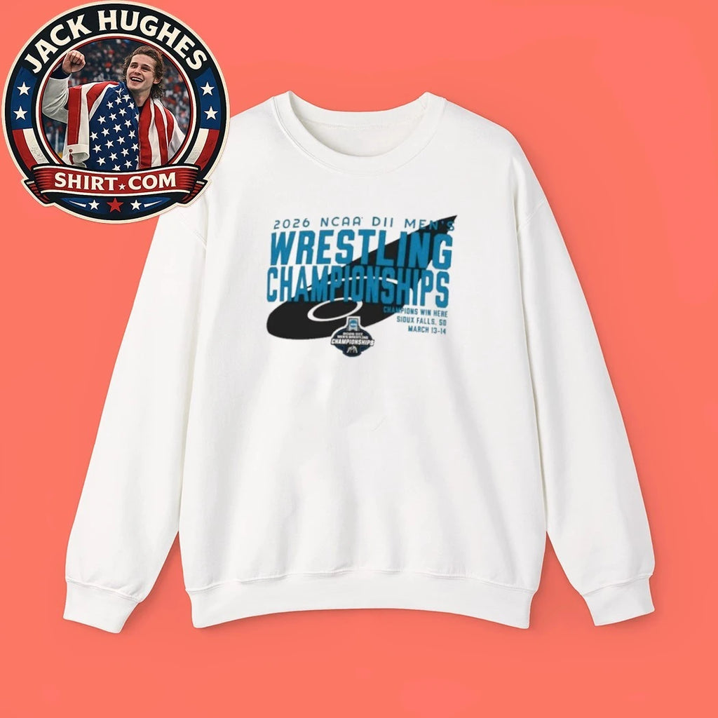 Official 2026 Ncaa Dii Mens Wrestling Championships Sioux Falls Sd Shirt