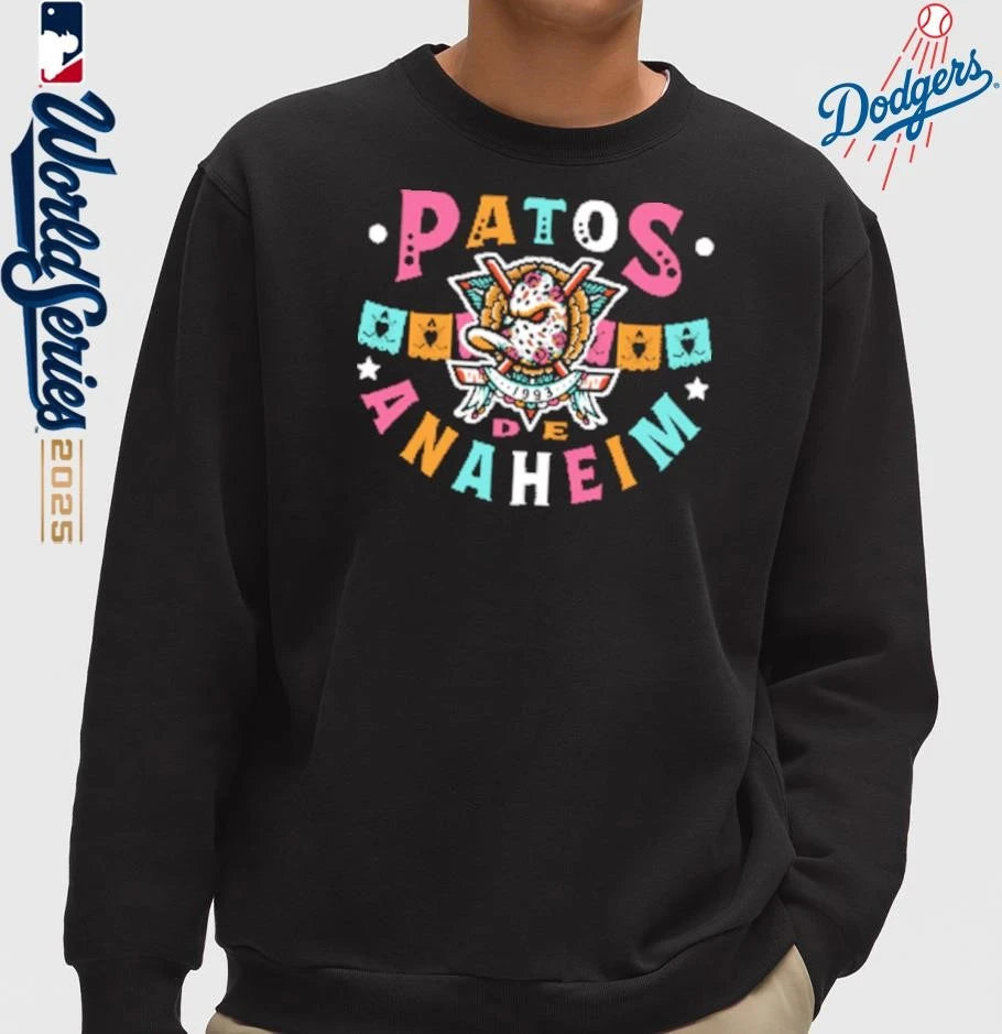 Official Anaheim Team Papel Picado Patos de Anaheim T-Shirt