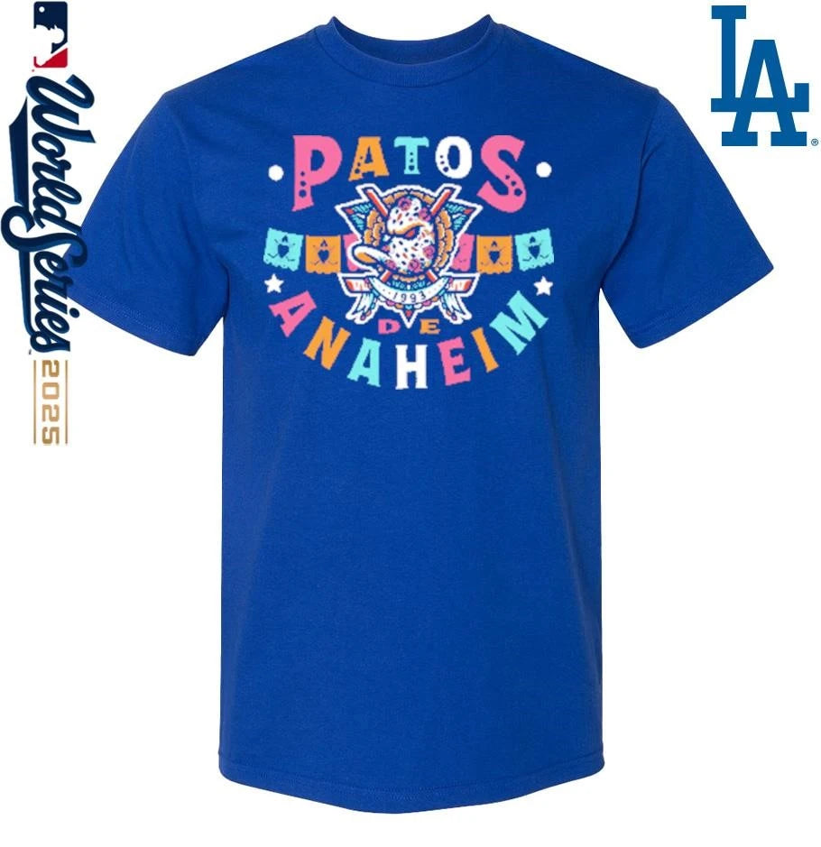 Official Anaheim Team Papel Picado Patos de Anaheim T-Shirt