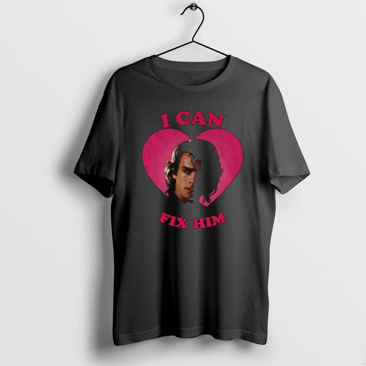 Official Anakin Skywalker I Can Fix Him Pink Heart T-Shirts, Hoodie, Sweatshirt | HypeCrazeTee.com