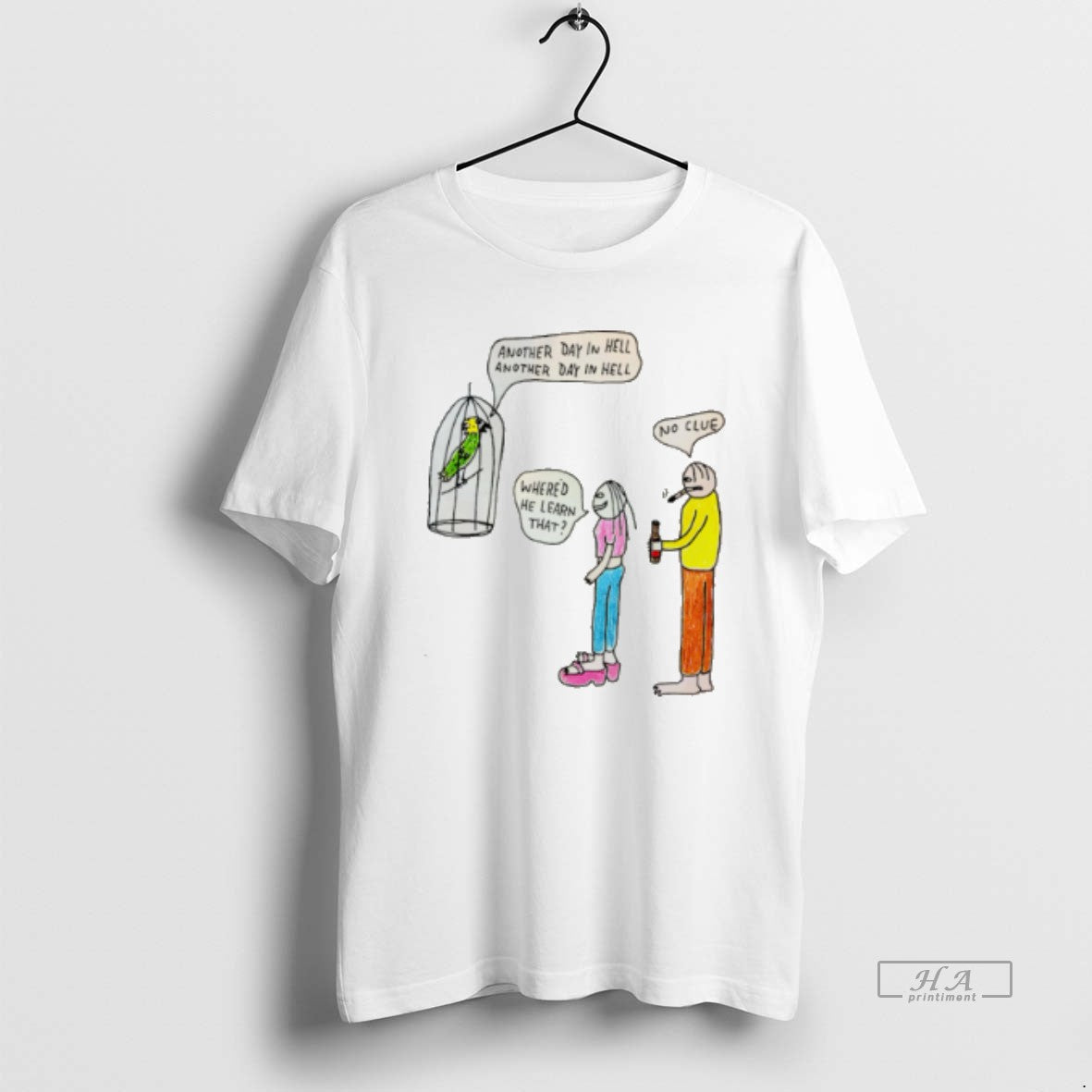 Official Another Day In Hell Whered He Learn That No Clue Tee Hoodie, Sweatshirt | HypeCrazeTee.com
