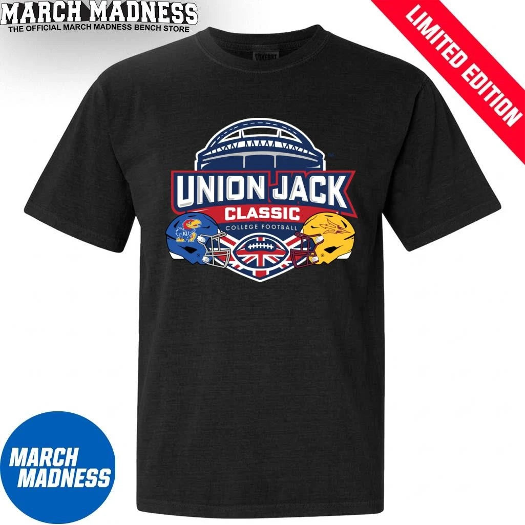 Official Arizona State Sun Devils Vs Kansas Jayhawks 2026 Union Jack Classic Matchup shirt