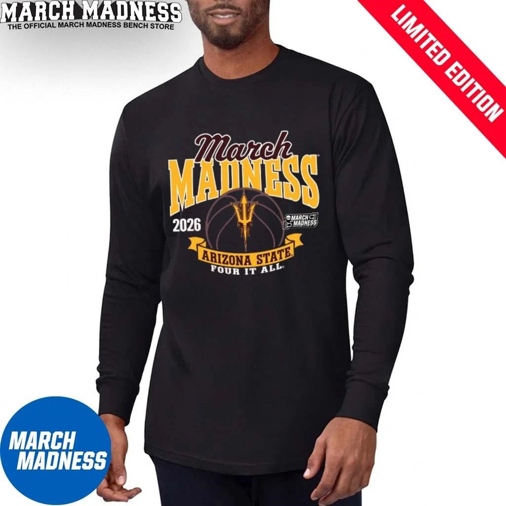 Official Arizona State University Women’s Basketball 2026 March Madness Bound Shirt