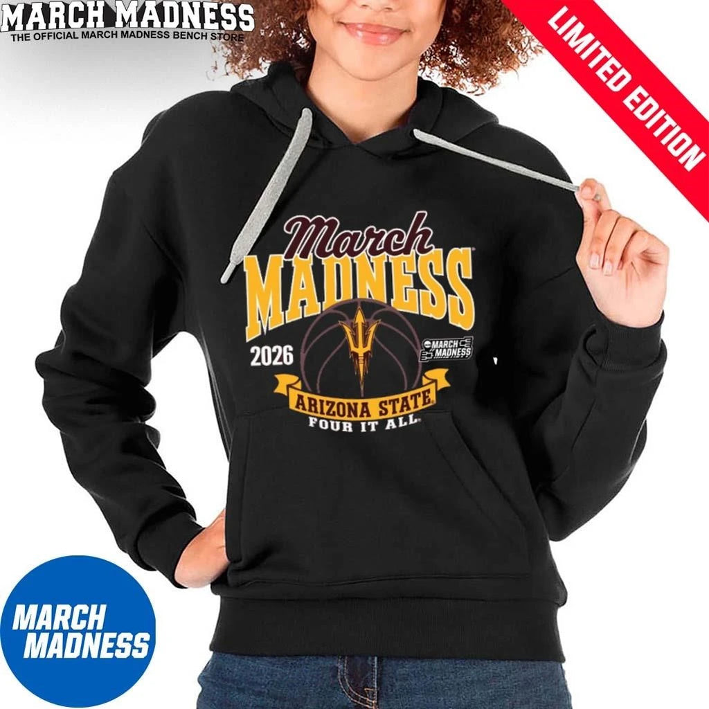 Official Arizona State University Women’s Basketball 2026 March Madness Bound Shirt