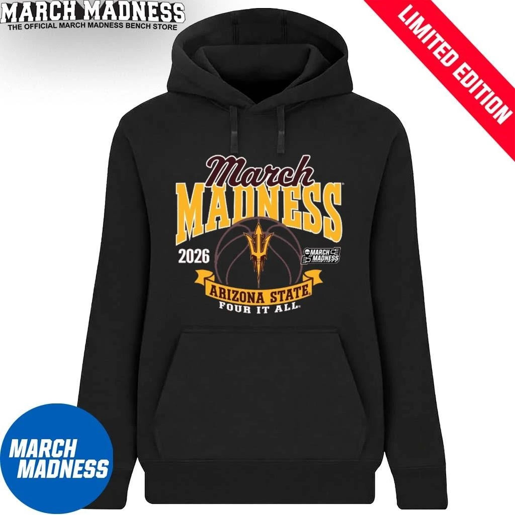 Official Arizona State University Women’s Basketball 2026 March Madness Bound Shirt