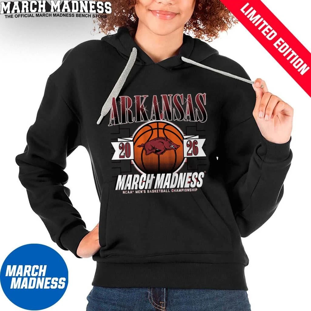 Official Arkansas Razorbacks MBB 2026 March Madness Shirt