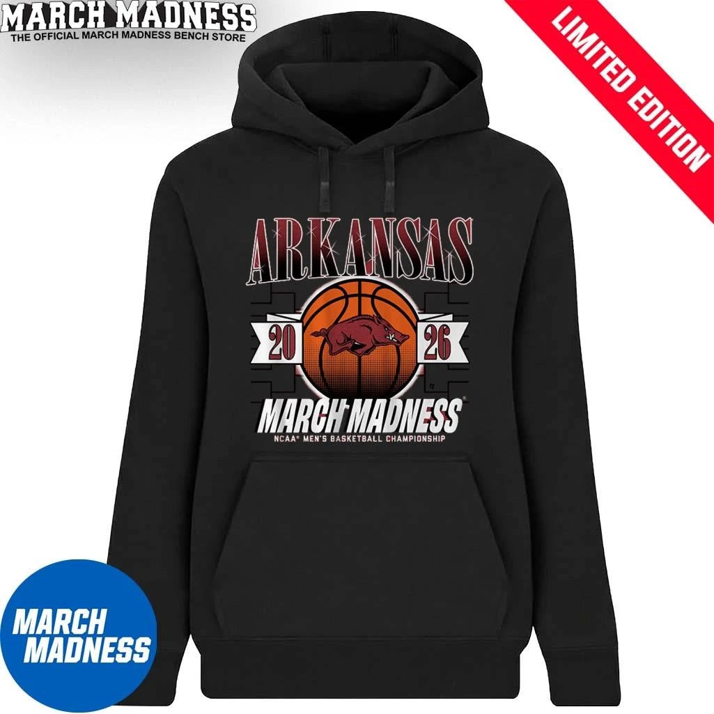 Official Arkansas Razorbacks MBB 2026 March Madness Shirt